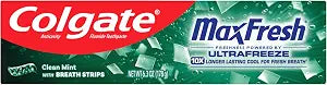 Colgate MaxFresh Clean Mint Fluoride Toothpaste, 6.3 oz