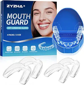 Anti Grinding Guard for Clenching Teeth at Night, Mouth Guard for Grinding Teeth at Night, Teeth Grinding Mouthguards for Sleeping, Comfortable Grinding Guard for Adults