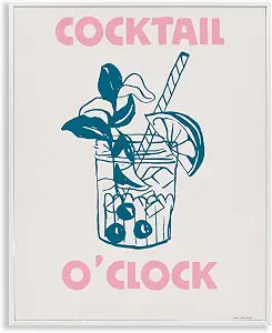 Cocktail O'Clock Still Life, 16 x 20 Inch Framed Gicle Print