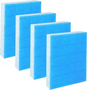 Honeywell T & Wicks Replacement, 4-Pack with Blue Pre-Filter Layer - Compatible with HFT600, HEV615 or HEV620 Humidifier Filter