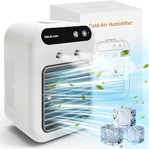 Portable Air Conditioner, Personal Cooling Fan with Humidifier