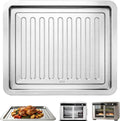 GCQ Air Fryer Replacement Tray for Gourmia GTF3588 French Door Air Fryer Oven 37QT, 14.3â€™â€™ x 12â€™â€™ x 0.8â€™â€™ Toaster Oven Air Fryer Baking Pan Grill Pan Plate Accessories,Dishwasher Safe