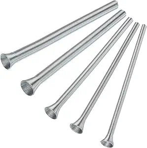 Spring Tubing Benders Kit 1/4, 5/16, 3/8, 1/2 and 5/8 Inch 5 in 1 Tube Bender Set for Copper, Brass, Aluminum and Thin Steel Tube