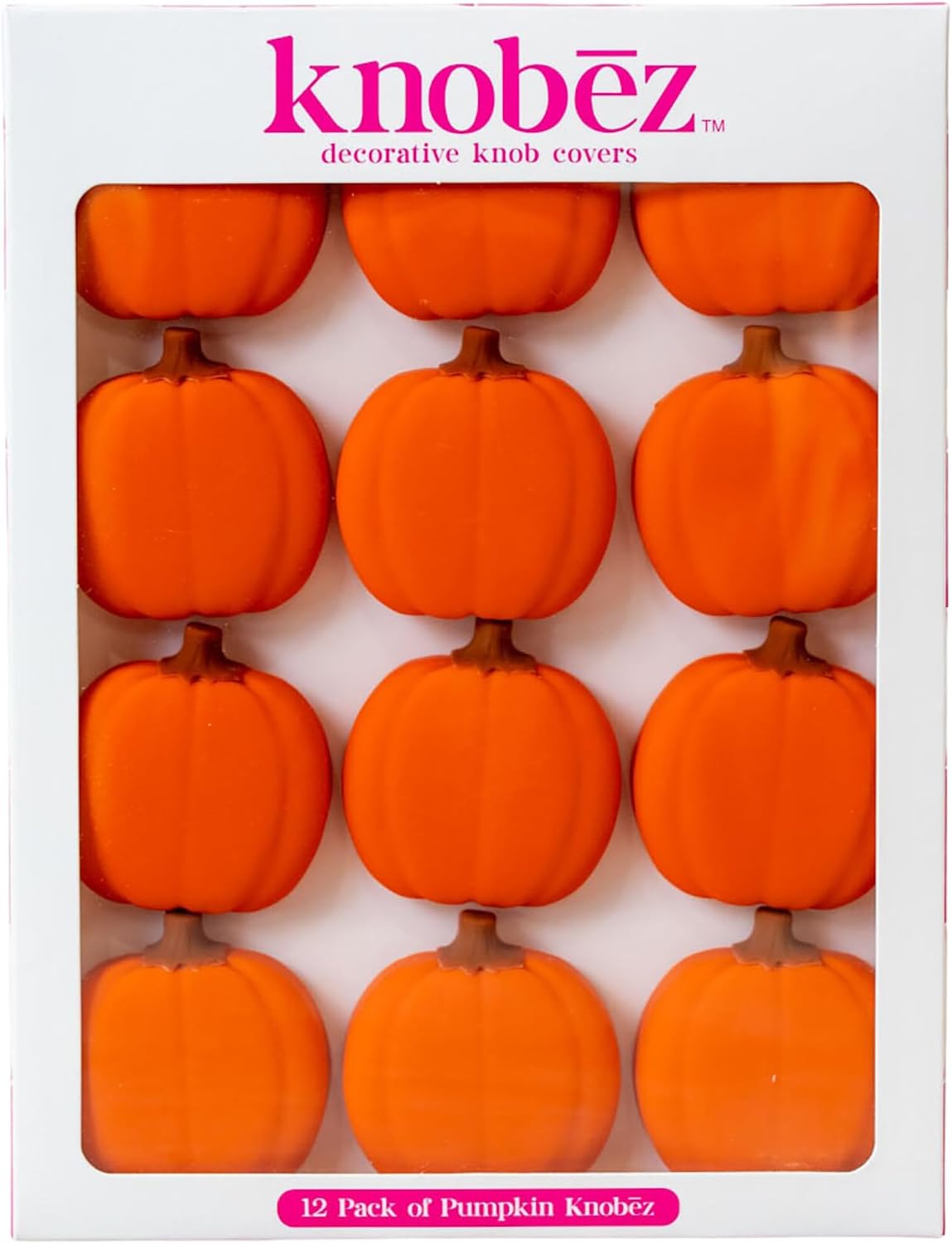KnobÄ“z 12pk Pumpkin Decorative Knob Covers - Autumn Cabinet Decorations