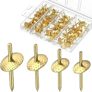 Uniclife 80 Pcs Picture Hangers, Picture Hanging Kit 4 Sizes