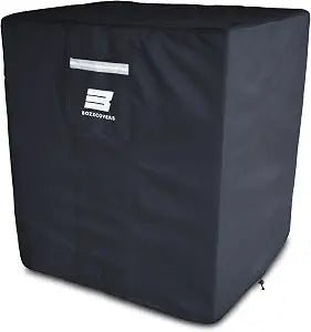 Air Conditioner Cover for Outside Units - 38L x 38W x 40H inch, Heavy Duty 600D Tear Resistant Material, Weatherproof and Windproof, Universal Waterproof AC Unit Condenser Cover Outdoor  Black