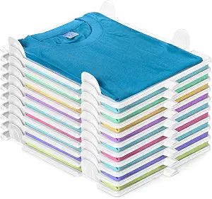 Accenter Clothing Organizer for Closet Storage,Stackable Shelf Dividers