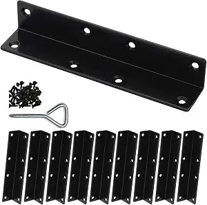 5.5" L Brackets Long Corner Braces 10 Pack