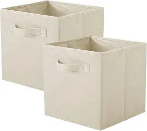 ShellKingdom Storage Bins, Foldable Fabric Storage Cubes And Cloth Storage