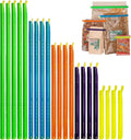 21-Sticks Bag Sealer Stick, 5 Diffrent Sizes, Chip Clips, Stay Fresh Bag Sealer Sticks, Keeps Food Bags Airtight Watertight & Food Fresh Longer