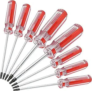 Piutouyar 8 PCS 4 Sizes Magnetic Torx Screwdrivers Set,T8T9T10T15 Torx
