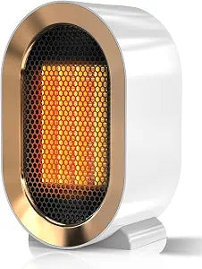 QQT 1200W Ceramic Space Heater, White