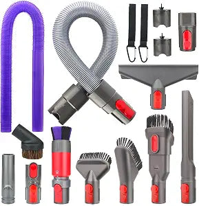 Attachment Kits for Dyson Vacuum Cleaner,Hose,Crevice Tool,Dryer Lint Vac Attachment for Dyson V15 V15s V11 V8 V9 V7 V10 V12 Detect Cyclone Absolute Cordless Handheld Vacuum Cleaner