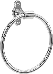Franklin Brass Calloway (1-Pack) Hand Towel Holder Polished Chrome Towel Racks for Bathroom Wall Round Towel Ring Holder for Bath Towel Hanger for Kitchen, Bathroom Accessories CLWY46-PC