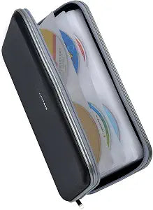 70 Capacity Heavy Duty CD DVD Blu-ray Media case Storage Holder Organizer Wallet (Black)