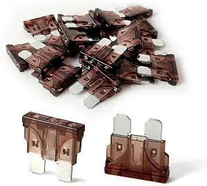 20Pcs 7.5 Amp Standard Car Fuses, Automotive Replacement Fuses (ATO/APR/ATS), Mini Blade Style Compatible with RV, Automotive, Trucks, Motorcycle, Camper, SUV, Boat(7.5 AMP/32V)