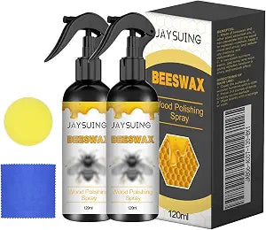 2PCS Natural Beeswax Care Spray & Restorer, The Original Beeswax Spray, Wood Seasoning Beewax For Furniture Floor, for Furniture, Floor, Tables, Cabinets