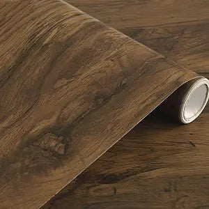 Faux Wood Grain Contact Paper Self Adhesive Vinyl Self Adhesive Shelf Liner Drawer Furniture Countertop Cabinet Sticker 16" x 78.7" W2