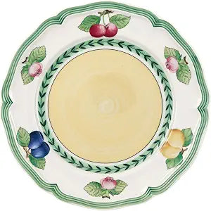 Villeroy & Boch French Garden Fleurence Salad Plate, Premium Porcelain, White/Multicolored