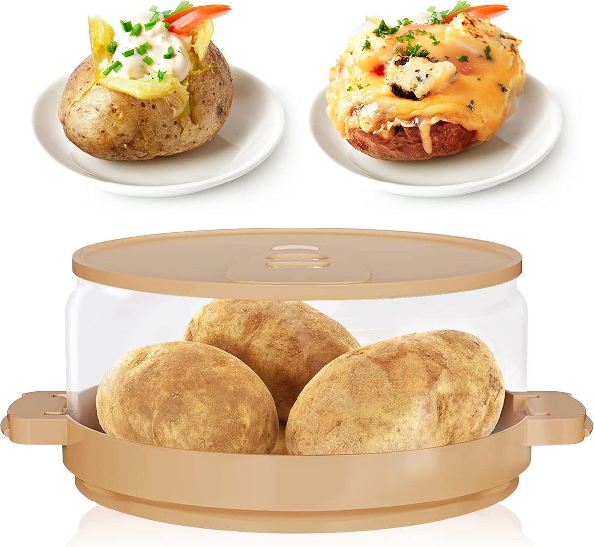 Microwave Baked Potato Cooker As Seen On Tv Cook In Minutes Tender