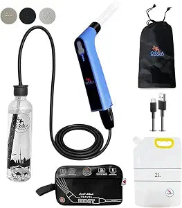 Orca Portable Travel Bidet Bottle Handheld Personal Sprayer, Electric Travel Bidet Camping Bathroom Personal Hygiene Cleaning Baby Care Toilet Sprayer Cleaning + 2 L Pouch