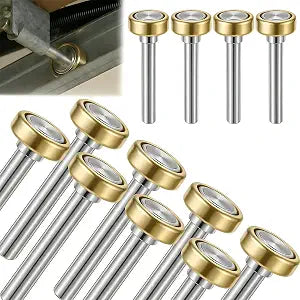 12 Pack 1" Truck Trailer Door Rollers,Box Truck, Heavy-Duty Truck Trailer Door Wheels Rollers Replacement Parts Hardware,Commercial Vehicle Doors 7/16'' Diameter X 2-3/4'' Long Rod