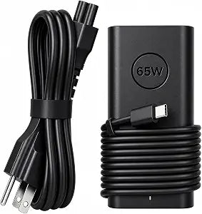 65W USB C Power Adapter Compatible with Dell Laptops