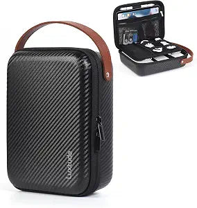 Luxtude Electronics Organizer Travel Case for Chargers and Cords
