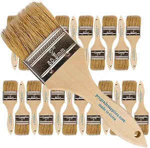 Pro Grade 2" Chip Brushes, Disposable Paint Brushes, for Paint, 24 Pack