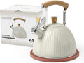 LONFFERY Fluted Tea Kettle for Stove Top