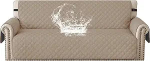 Waterproof Couch Cover for Pets, Sofas, Light Brown