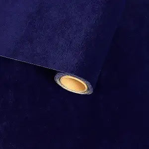 11.8"x118" Navy Blue Velvet Fabric Felt for Dresser Jewelry Boxes Soft Self Adhesive Drawer Liner Roll Prepested Royal Blue Velvet Wallpaper Fabric Contact Paper for Shelf DIY Crafts