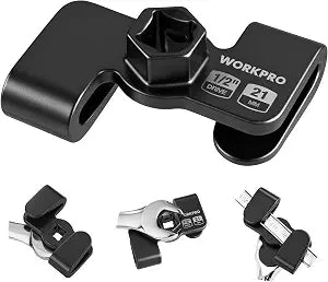 WORKPRO Wrench Extender Tool, 1/2" & 21mm Hex Drive, Universal Adapter