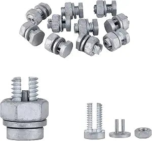 Electric fence wire connectors Split bolt for Electric Fence Wire, 10 Pcs