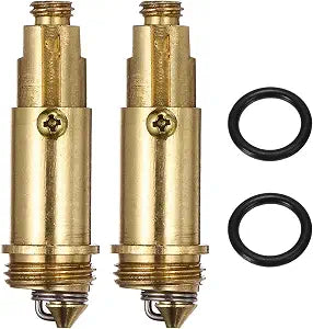 uxcell 2Pcs Basin Sink Clicker, Replacement Sink Basin Clicker Brass Push Spring Plug for Home Bathroom Bathtub Sinks Drain Stopper, 28mm Closed Height