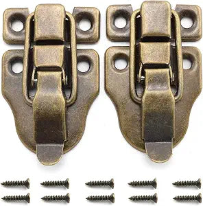 SDTC Tech 2-Pack Antique Duckbilled Toggle Latch Bronze