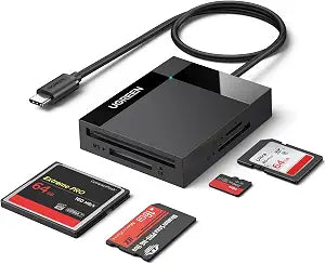 UGREEN USB C SD Card Reader 4-in-1 Memory Card Adapter External