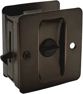 Oil Rubbed Bronze Pocket Door Privacy Lock : 53843