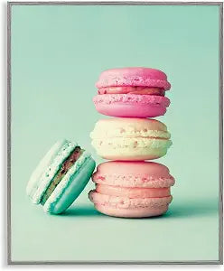 Macaron Dessert Bakery Still Life, 16 x 20 Inch Framed Gicle Print