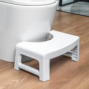 Toilet Stool, 6.7 in Poop Stool, Bathroom Stool, Foldable, Easy to Place
