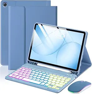 EAMPANG Case with Keyboard Mouse for Samsung Galaxy Tab A11 Plus/A9 Plus