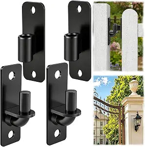 Heavy Duty Gate Hinges 3.94" Wall Mount Hinges 600 lbs 2 Sets