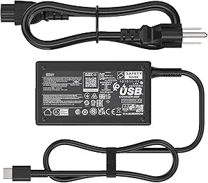 65W USB-C Charger Compatible with HP EliteBook Envy Spectre x360