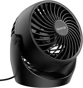 Gaiatop Desk Fan, 5-Inch Portable Electric Table Desktop Air Circulator Fan
