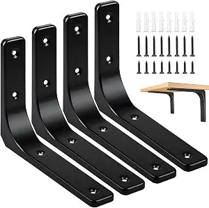 6 x 5 Inch Metal Shelf Bracket, Heavy Duty Shelf Support Bracket