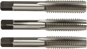 Alfa Tools CSHTS70532 1/4-20 Carbon Steel Hand Tap Set Taper/Plug/Bottom