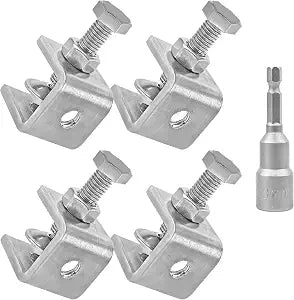 304 Stainless Steel C-Clamps,20mm Mini Tiger Clamps for Woodworking,C-Clamp 4 pack