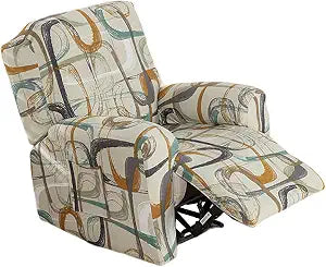KRFOONN Recliner Chair Covers 4-Piece Lazy Boy Recliner Slipcovers, A2