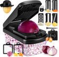 Yusshn Vegetable Chopper, 12-in-1 Food Veggie Chopper Cutter with Container