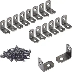 SDTWZW L Bracket 1  1 in Corner Brace Right Angle Metal Support Fastener
